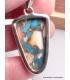 Pendentif Turquoise Spiny Oyster semi-oval Bijoux en Turquoise Spiny Oyster AW36.3