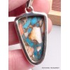 Pendentif Turquoise Spiny Oyster semi-oval Bijoux en Turquoise Spiny Oyster AW36.3