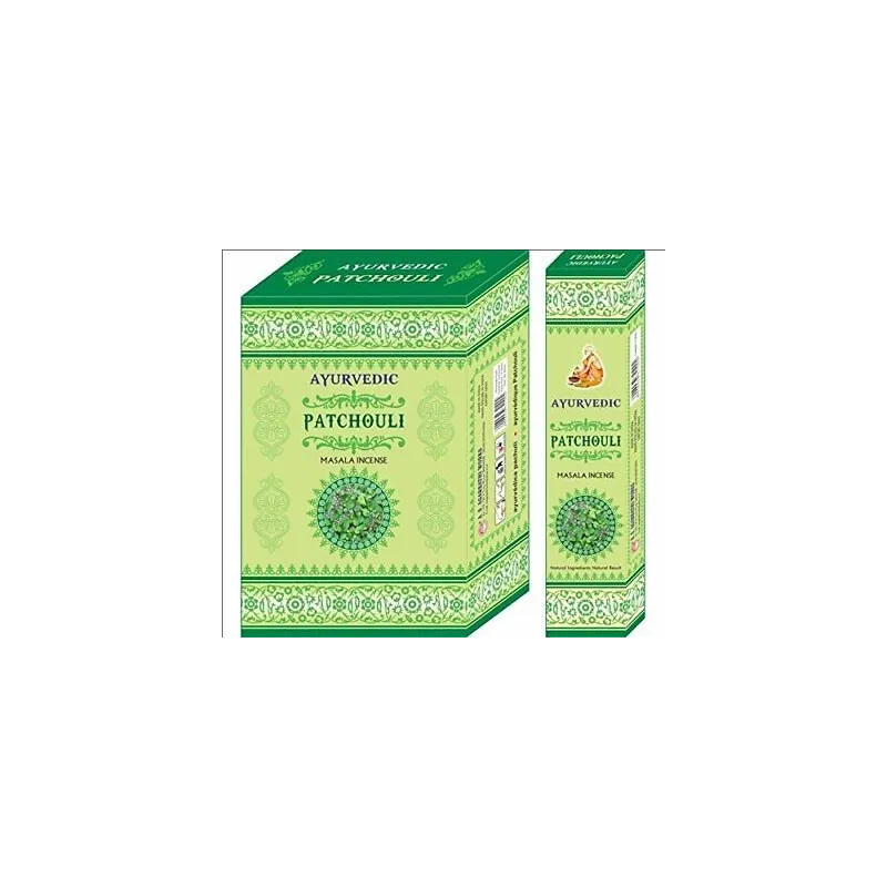 Encens ayurvédique Patchouli 15 GR - Encens ayurvédique pour équilibre des doshas