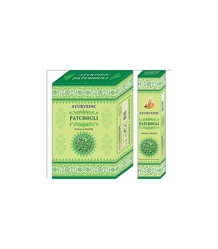 Encens ayurvédique Patchouli 15 GR Encens tibétains, accessoires ZT817