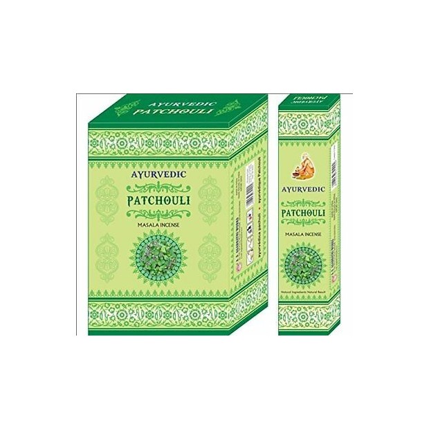 Encens ayurvédique Patchouli 15 GR Encens tibétains, accessoires ZT817