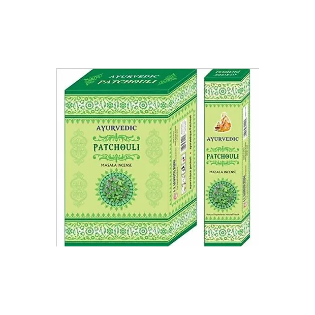 Encens ayurvédique Patchouli 15 GR - Encens ayurvédique pour équilibre des doshas