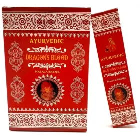 Encens ayurvédique Sang du Dragon 15 GR - Encens ayurvédique pour équilibre des doshas