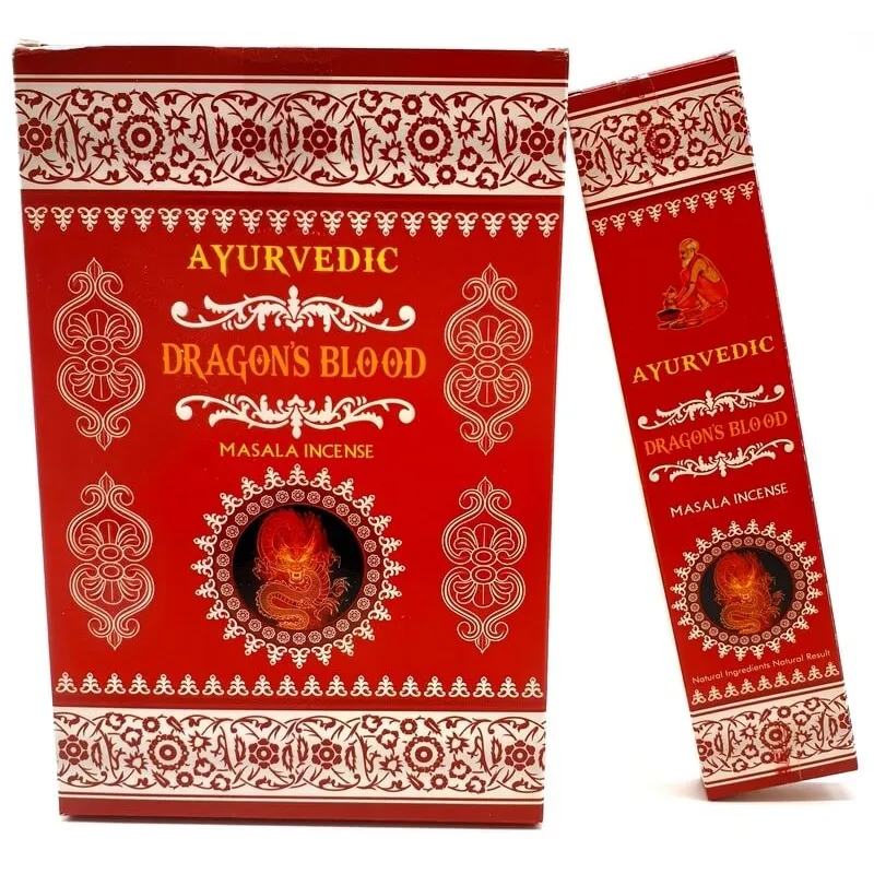 Encens ayurvédique Sang du Dragon 15 GR - Encens ayurvédique pour équilibre des doshas