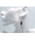 Boucles d'oreilles pendantes Merlinite Opale blanche Boucles d'oreilles en pierres YM46