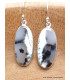 Boucles d'oreilles pendantes Merlinite Opale blanche Boucles d'oreilles en pierres YM46