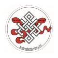 Sticker bouddhiste Noeud sans fin - Stickers autocollants bouddhistes