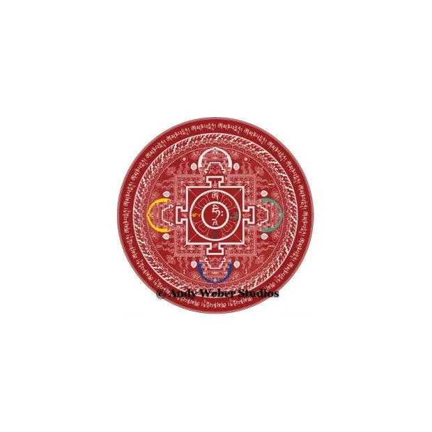 Sticker bouddhiste Mandala de la Compassion - Stickers autocollants bouddhistes