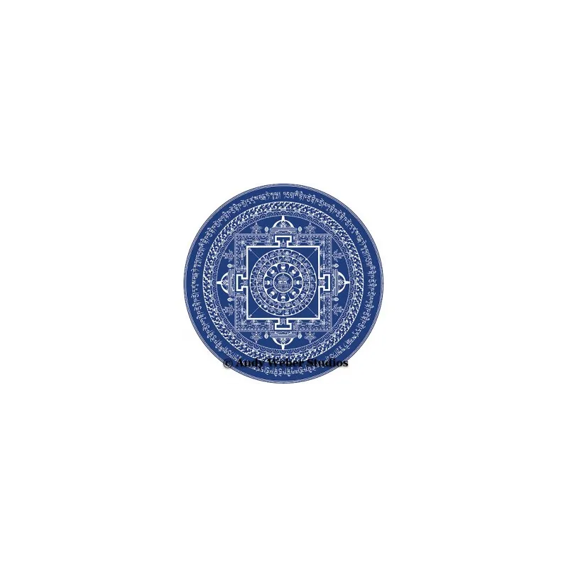 Sticker bouddhiste Mandala du Bouddha de médecine - Stickers autocollants bouddhistes