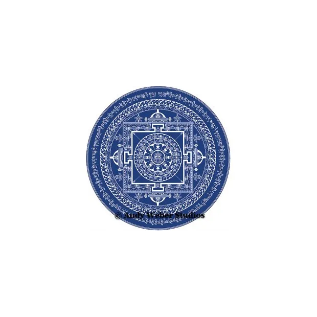 Sticker bouddhiste Mandala du Bouddha de médecine - Stickers autocollants bouddhistes