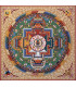 Carte postale bouddhiste Mandala d'Akshobya Cartes postales bouddhistes CPB73