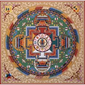Carte postale bouddhiste Mandala d'Akshobya - Cartes postales bouddhistes