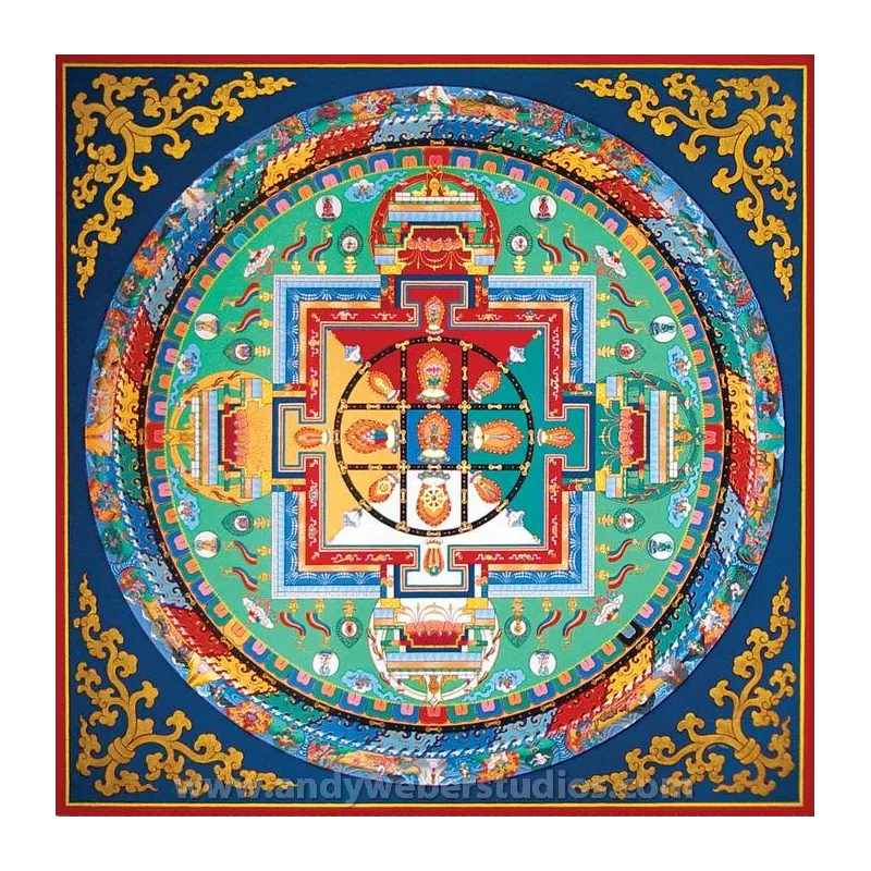 Carte postale bouddhiste Mandala de Yamanthaka - Cartes postales bouddhistes