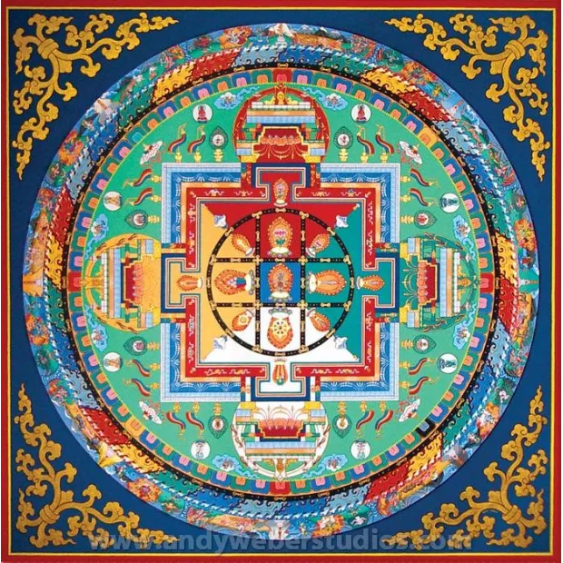 Carte postale bouddhiste Mandala de Yamanthaka - Cartes postales bouddhistes