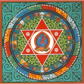 Carte postale bouddhiste Mandala de Vajrayogini - Cartes postales bouddhistes