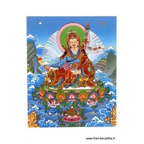 Carte postale bouddhiste GURU RINPOCHE-aa Cartes postales bouddhistes CPB23-a