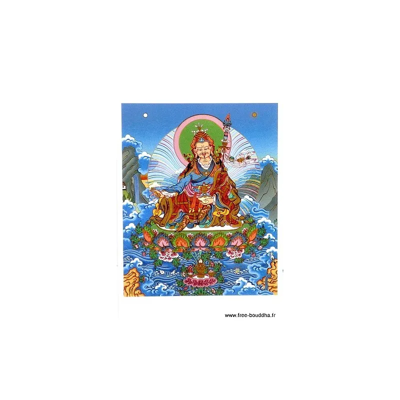 Carte postale bouddhiste Guru Rinpoché - Cartes postales bouddhistes
