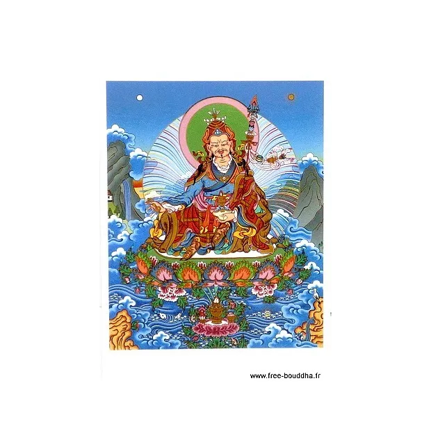 Carte postale bouddhiste Guru Rinpoché - Cartes postales bouddhistes