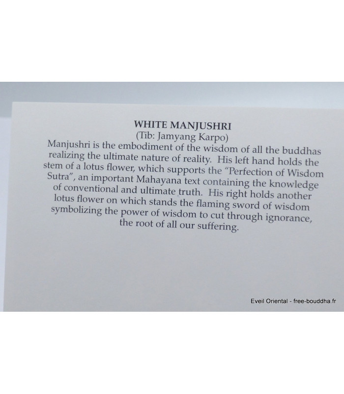 Carte postale bouddhiste symbole du Bouddha de médecine Cartes postales bouddhistes CPB19