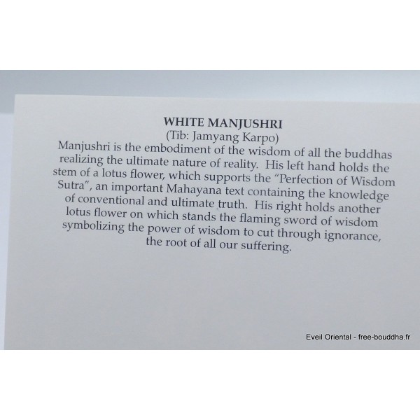 Carte postale bouddhiste Mantra du Bouddha Cartes postales bouddhistes CPB12