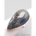 Rare Bague Pyrite sur Cyanite taille 57 - Bijoux en Cyanite