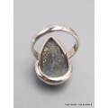 Rare Bague Pyrite sur Cyanite taille 57 Bijoux en Cyanite Bleue YM38
