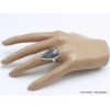 Rare Bague Pyrite sur Cyanite taille 57 Bijoux en Cyanite Bleue YM38