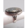 Rare Bague Pyrite sur Cyanite taille 57-eh Bijoux en Cyanite Bleue YM38.1