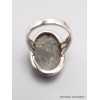 Rare Bague Pyrite sur Cyanite taille 57-eh Bijoux en Cyanite Bleue YM38.1