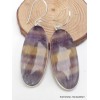 Boucles d'oreilles pendantes Fluorite arc-en-ciel Bijoux en Fluorite Arc-en-ciel YM55