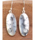 Boucles d'oreilles en Merlinite opale dendritique Boucles d'oreilles en pierres YM46.7