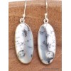 Boucles d'oreilles en Merlinite opale dendritique Boucles d'oreilles en pierres YM46.7