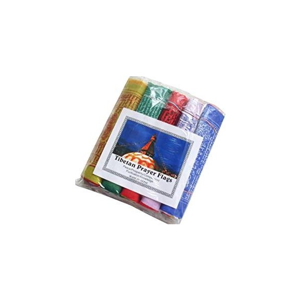 Guirlande de prières drapeaux lungta 30 x 30 cm Drapeaux tibétains TTGM8