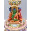 Stupa tibétain 23 cm peint à la main Statuettes Bouddhistes STUP5