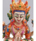 Statuette bouddhiste Chenrezi 15 cm peinte à la main Statuettes Bouddhistes CHEN16