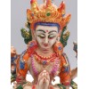 Statuette bouddhiste Chenrezi 15 cm peinte à la main Statuettes Bouddhistes CHEN16