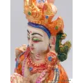 Statuette bouddhiste Chenrezi 15 cm peinte à la main - Statuettes bouddhistes tibétaines artisanales