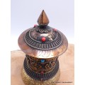 Moulin à prières tibétain de table 17 cm Moulins à Prières tibétains MAPT53