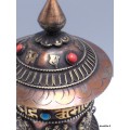 Moulin à prières tibétain de table 17 cm Moulins à Prières tibétains MAPT53