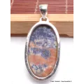 Bijou Sodalite Orange pendentif oval - Pendentifs pierres naturelles