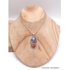 Bijou Sodalite Orange pendentif oval Pendentifs pierres naturelles LAM3.4