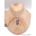 Bijou Sodalite Orange pendentif oval - Pendentifs pierres naturelles
