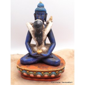 Statuette bouddhiste Shakti 17 cm bleu foncé Statuettes Bouddhistes SHAK3