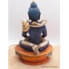 Statuette bouddhiste Shakti 17 cm bleu foncé Statuettes Bouddhistes SHAK3