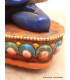 Statuette bouddhiste Shakti 17 cm bleu foncé Statuettes Bouddhistes SHAK3