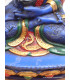 Bouddha de Médecine statuette peinte à la main 20 cm Statuettes Bouddhistes BLUEB1-a