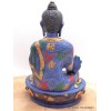 Bouddha de Médecine statuette peinte à la main 20 cm Statuettes Bouddhistes BLUEB1-a