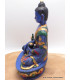 Bouddha de Médecine statuette peinte à la main 20 cm Statuettes Bouddhistes BLUEB1-a