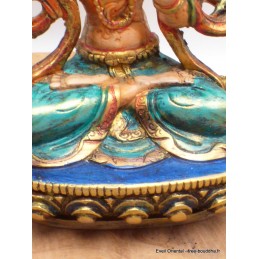 Statuette bouddhiste Manjushri 15 cm Objets rituels bouddhistes STAMAN4
