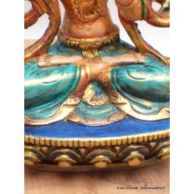 Statuette bouddhiste Manjushri 15 cm Objets rituels bouddhistes STAMAN4